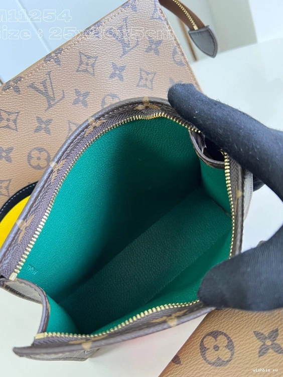WIS Pouch-25*20*5.5cm LOUIS Toilet VUITTON Trio 0811